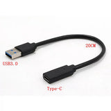Maxbell 2xTYPE-C Female to USB 3.0 Male Extension Converter Cable Super Speed transfer