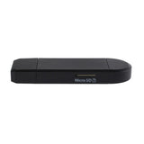 Maxbell 2xMicro USB OTG to USB 2.0 Adapter SD/Micro SD Card Reader & Standard USB Male