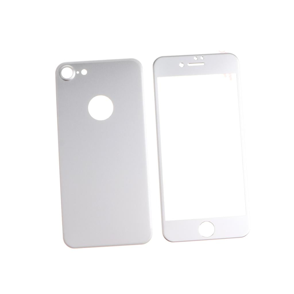3D Tempered Glass Film Full Cover Screen Protector for iPhone 7 Silver