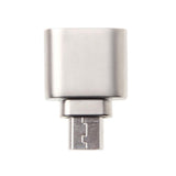 Maxbell 2xAluminium Alloy Micro USB 3.1 OTG for Micro SD/TF Card Reader Adapter
