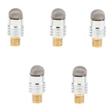 Maxbell 3x5 Pieces 2 in 1 Replacement Fiber Tips for Capacitive Stylus Pens Dia 6.0mm