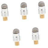 Maxbell 3x5 Pieces 2 in 1 Replacement Fiber Tips for Capacitive Stylus Pens Dia 6.0mm