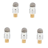 Maxbell 3x5 Pieces 2 in 1 Replacement Fiber Tips for Capacitive Stylus Pens Dia 6.0mm