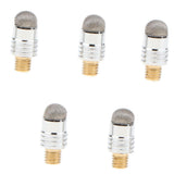Maxbell 3x5 Pieces 2 in 1 Replacement Fiber Tips for Capacitive Stylus Pens Dia 6.0mm