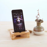 Maxbell Sound Amplifier Stand Desk Sound Phone Holder Dock for Mobile Phone beige