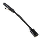 Maxbell 2 In 1 USB-C to Charger & 3.5mm AUX for Android Splitter Audio Cable black