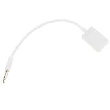 Maxbell 2xAUX 3.5mm Male Audio Jack to USB 2.0 A Female OTG Cable for Music MP3 U Disk