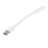 Maxbell 2xType c To 3.5mm Audio Cable Adapter Aux Headphone Jack For Samsung White
