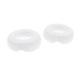 Maxbell 2xLeather Replacement Ear Pad Cushion Cover For Beats Pro white