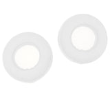 Maxbell 2xLeather Replacement Ear Pad Cushion Cover For Beats Pro white