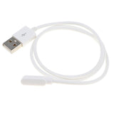 Maxbell 3xUSB 2.0 to 4 PIN Magnetic Cable Charger Cord For Smart Watch Bracelet  white