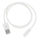 Maxbell 20xUSB 2.0 to 4 PIN Magnetic Cable Charger Cord For Smart Watch Bracelet  white
