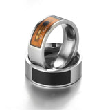 Maxbell 2xNFC Multifunctional Intelligent Ring Smart Finger Digital Ring US8 black