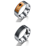 Maxbell 2xNFC Multifunctional Intelligent Ring Smart Finger Digital Ring US8 black