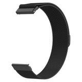 Maxbell 3xMilanese Loop Magnet Lock Stainless Steel Metal Sport Bracelet Strap  Black