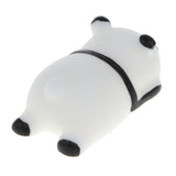 Maxbell Maxbell Cute Squishy Mini Animal Soft Silicone Toys White Bear 5.5x2.5x1.5cm