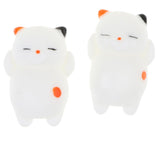 Maxbell 2xSquishies Toy Soft Squishy Stress Relief Kids Adult Toy cat