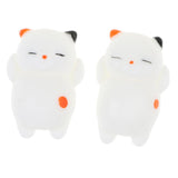 Maxbell 2xSquishies Toy Soft Squishy Stress Relief Kids Adult Toy cat