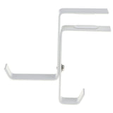 Maxbell 2xMetal Headphone Stand Hook Hanger Universal For Headset Holder white