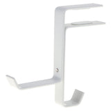 Maxbell 2xMetal Headphone Stand Hook Hanger Universal For Headset Holder white