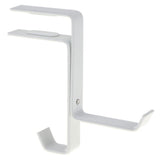 Maxbell 2xMetal Headphone Stand Hook Hanger Universal For Headset Holder white