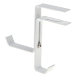 Maxbell 2xMetal Headphone Stand Hook Hanger Universal For Headset Holder white