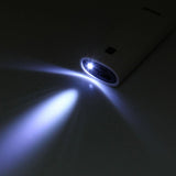 Maxbell 2xUSB Power Bank Battery Charger Case DIY Box With LED Light for Phone black