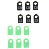 Maxbell 2x2 Sets Wire Label Tie Network Cable Marker Wire 2x1.5 cm