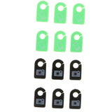 Maxbell 2x2 Sets Wire Label Tie Network Cable Marker Wire 2x1.5 cm