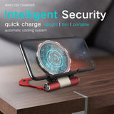 2 Pieces Wireless Fast Charging Stand Pad   Universal Charger for iPhone