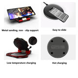 2 Pieces Wireless Fast Charging Stand Pad   Universal Charger for iPhone