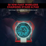 2 Pieces Wireless Fast Charging Stand Pad   Universal Charger for iPhone