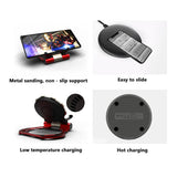 2 Pieces Wireless Fast Charging Stand Pad   Universal Charger for iPhone
