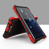 Maxbell Silicone Metal Case with Built-in Screen Protector Shockproof Case Cover for Samsung Note 9 - Aladdin Shoppers