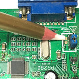 Maxbell 6xRust Removal Pen Eraser Pencil for Curcuit Board Pinpoint Erasing Brush gold