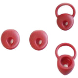 Maxbell 2x2 Pairs Universal Silicone Earbuds Eartips Caps for Jabra Mini Red