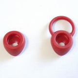 Maxbell 3x2 Pairs Universal Silicone Earbuds Eartips Caps for Jabra Mini Red