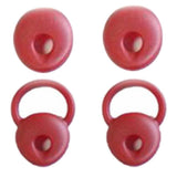Maxbell 3x2 Pairs Universal Silicone Earbuds Eartips Caps for Jabra Mini Red