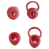 Maxbell 3x2 Pairs Universal Silicone Earbuds Eartips Caps for Jabra Mini Red