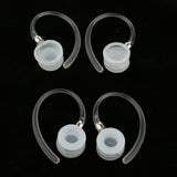 Maxbell 2x2 Pairs Silicone Ear Pad Cover Earbud Anti-slip Earhook for Motorola