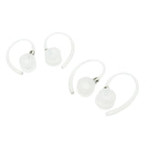 Maxbell 2x2 Pairs Silicone Ear Pad Cover Earbud Anti-slip Earhook for Motorola