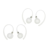 Maxbell 2x2 Pairs Silicone Ear Pad Cover Earbud Anti-slip Earhook for Motorola