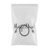 Maxbell 2x90 Degree USB Type C Cable Fast Charging Data Cable for Android  Black 1m