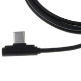 Maxbell 2x90 Degree USB Type C Cable Fast Charging Data Cable for Android  Black 1m