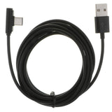 Maxbell 2x90 Degree USB Type C Cable Fast Charging Data Cable for Android  Black 2m