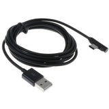 Maxbell 2x90 Degree USB Type C Cable Fast Charging Data Cable for Android  Black 2m