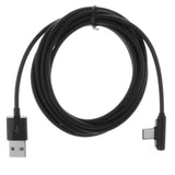 Maxbell 2x90 Degree USB Type C Cable Fast Charging Data Cable for Android  Black 2m