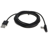 Maxbell 2x90 Degree USB Type C Cable Fast Charging Data Cable for Android  Black 2m
