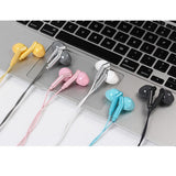 Maxbell In-Ear Handsfree Headphones Earphones With Mic For Smart Phones Gray - Aladdin Shoppers