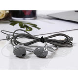 Maxbell In-Ear Handsfree Headphones Earphones With Mic For Smart Phones Gray - Aladdin Shoppers